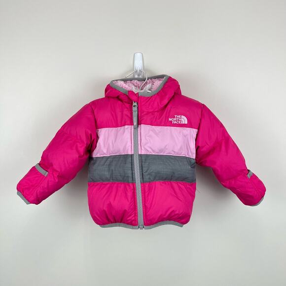 The North Face Girls Moondoggy 2.0 Hooded Puffer jacket 6-12 Months - Picture 1 of 12